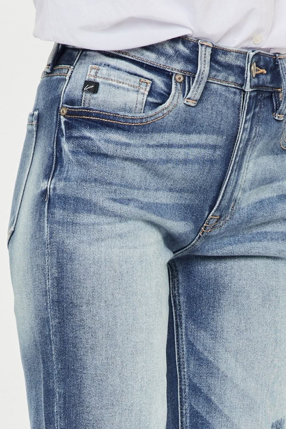 Kancan high-rise straight jeans - Love Salve